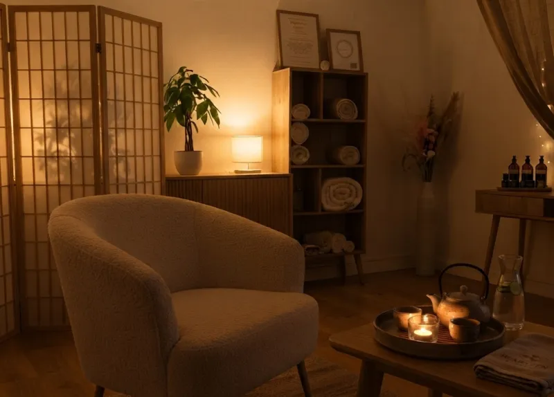 Ambiance intimiste institut Head Zen Massage Poisy